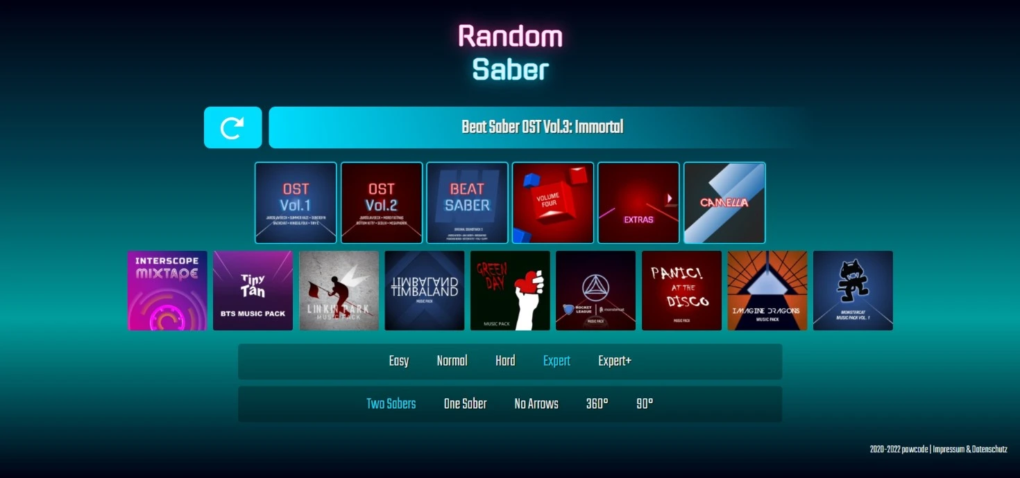 Neue WebApp für BeatSaber Fans!